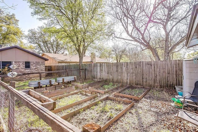 4428 Aspen Way, Haltom City, TX 76137 - fenced backyard with a garden