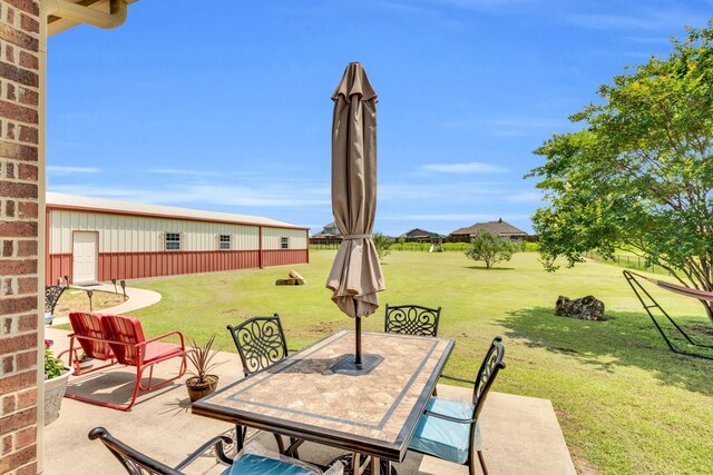 136 Devonshire Dr, Waxahachie, TX 75167 - view of patio featuring outdoor dining area