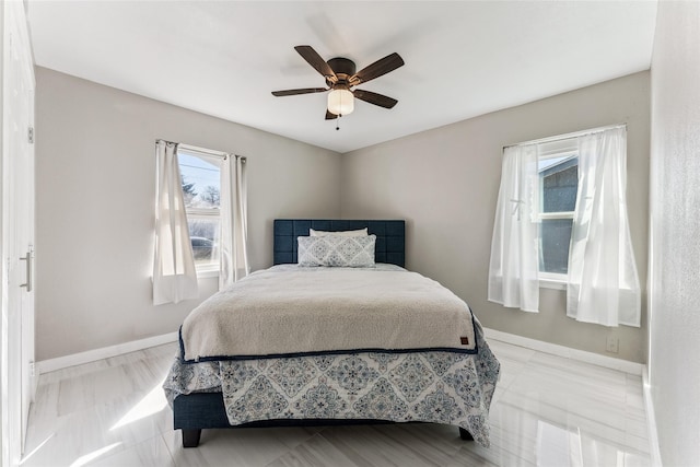 420 Shady Oaks Ln, Paris, TX 75460 - bedroom featuring baseboards and ceiling fan