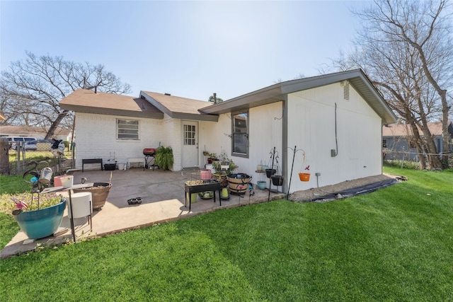 420 Shady Oaks Ln, Paris, TX 75460 - back of house featuring a patio and brick siding