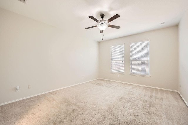 1017 Oarlock Dr, Crowley, TX 76036 - carpeted empty room with ceiling fan and baseboards