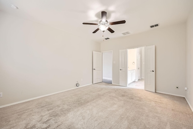 1017 Oarlock Dr, Crowley, TX 76036 - unfurnished bedroom featuring light colored carpet, baseboards, and a ceiling fan