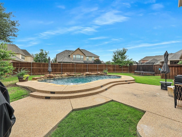 2420 Lilyfield Dr, Trophy Club, TX 76262 - view of swimming pool featuring a patio area