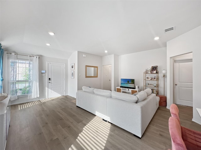 1192 Norias Dr, Forney, TX 75126 - living room with light wood-style flooring and recessed lighting