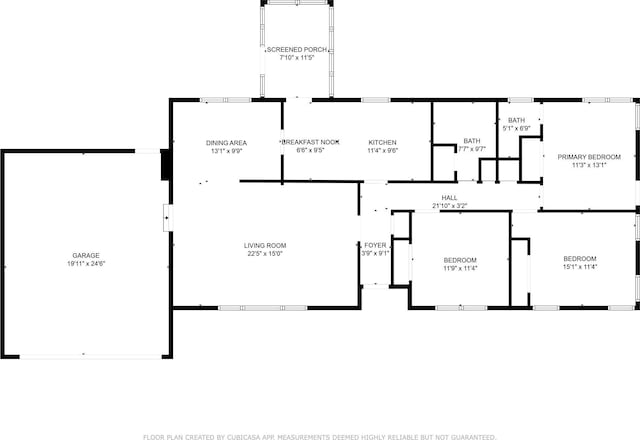 6917 Richlynn Ter, Richland Hills, TX 76118 - home floor plan