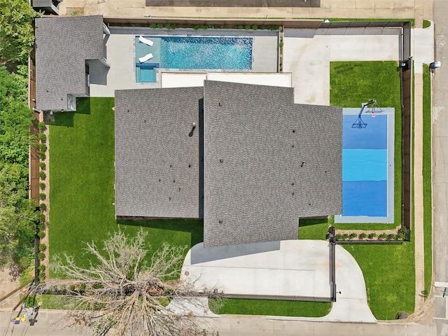 11110 Saint Michaels Dr, Dallas, TX 75230 - aerial view of property and surrounding area with a pool