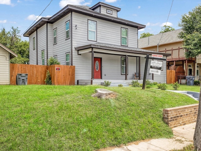 3708 Colonial Ave, Dallas, TX 75215 - view of front facade featuring a porch