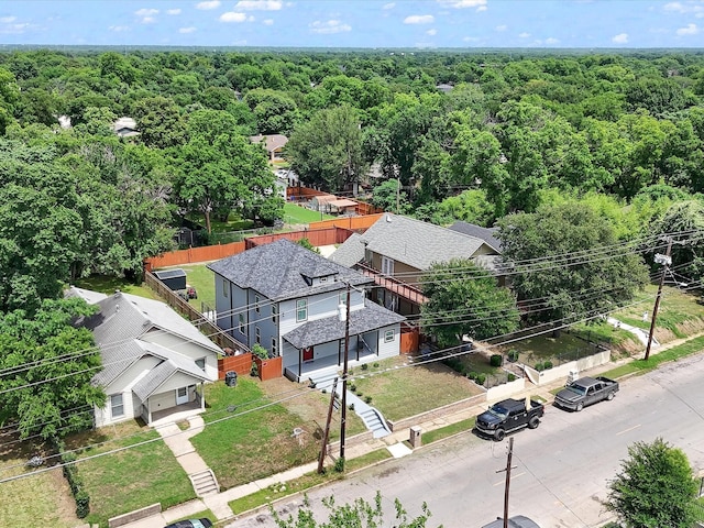 3708 Colonial Ave, Dallas, TX 75215 - drone / aerial view of a forest