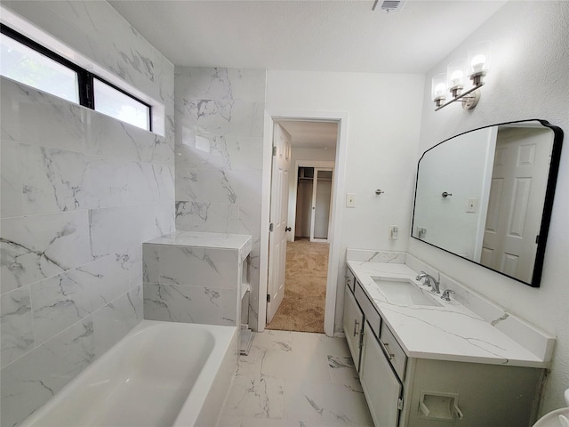 2317 Woodhollow Ave, Mesquite, TX 75150 - bathroom with marble finish flooring and vanity