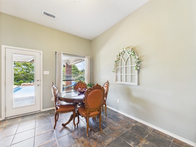 1409 Stoney Hills Dr, Cedar Hill, TX 75104 - dining area featuring healthy amount of natural light and baseboards
