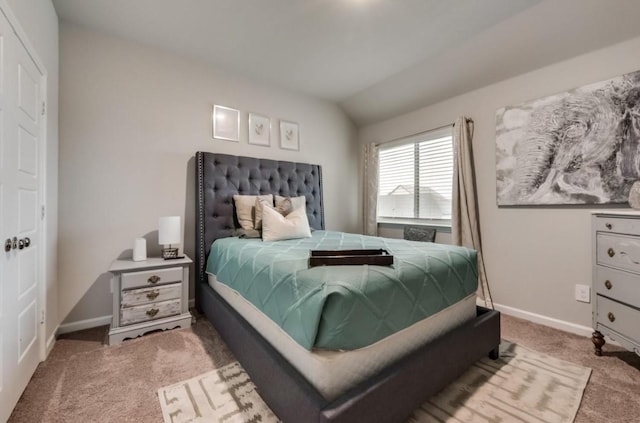 1568 Glacier Rdg, Royse City, TX 75189 - carpeted bedroom with baseboards and vaulted ceiling