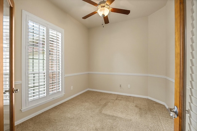 7017 Westover Dr, Granbury, TX 76049 - unfurnished room with carpet flooring, ceiling fan, and baseboards