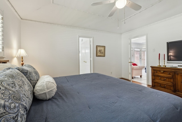 7422 Whispering Pines Dr, Dallas, TX 75248 - bedroom featuring ceiling fan