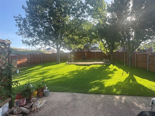 2802 Sunrise Dr, Rowlett, TX 75088 - view of yard featuring a patio area