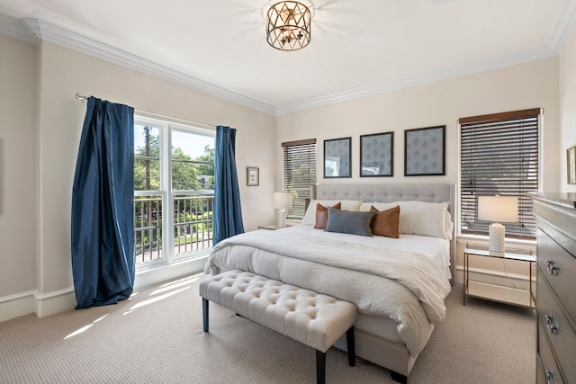 857 N Glasgow Dr Unit C, Dallas, TX 75214 - carpeted bedroom with ornamental molding and baseboards