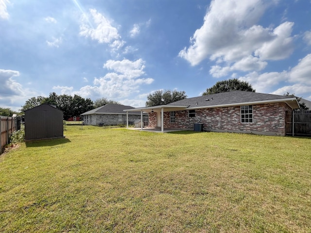 102 Janis St, Alvarado, TX 76009 - view of yard featuring a patio and central AC unit