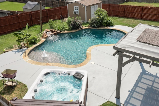 1278 Wysteria Ln, Burleson, TX 76028 - view of pool with a hot tub