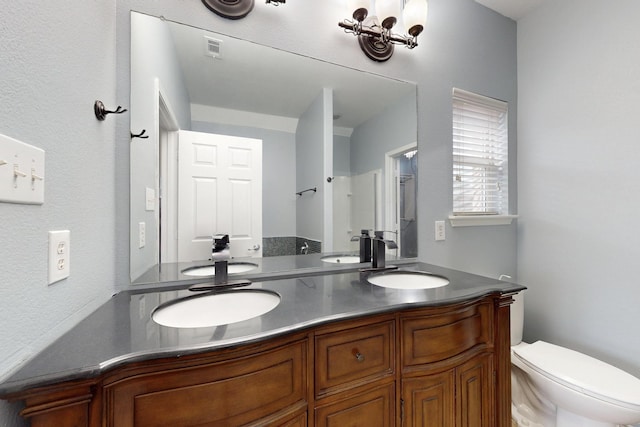 1278 Wysteria Ln, Burleson, TX 76028 - full bath featuring double vanity and toilet