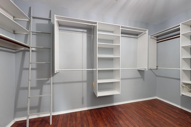 1278 Wysteria Ln, Burleson, TX 76028 - spacious closet featuring wood finished floors