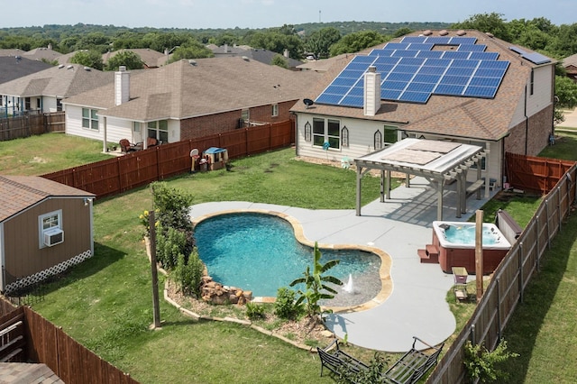 1278 Wysteria Ln, Burleson, TX 76028 - view of swimming pool with a patio