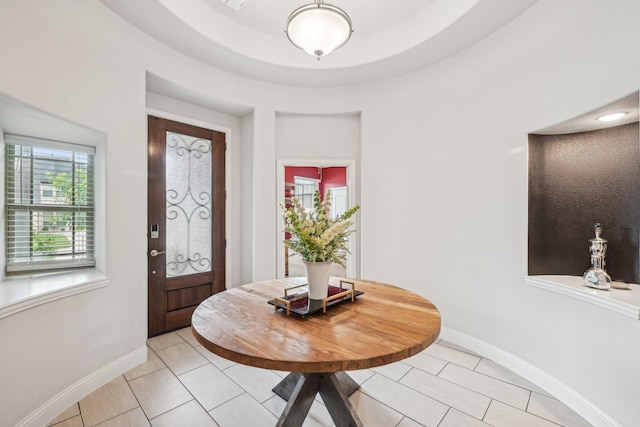 1512 Nighthawk Ln, Mansfield, TX 76063 - foyer featuring light tile patterned floors and baseboards