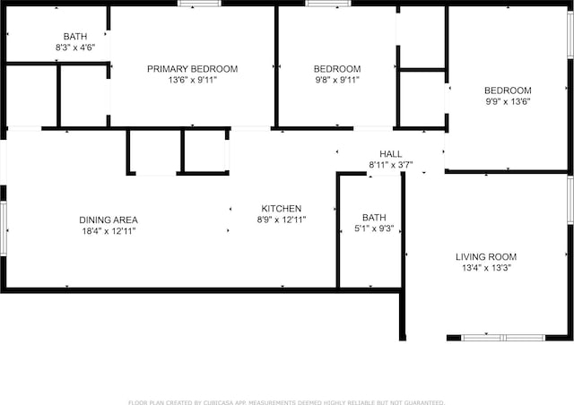 4901 Wilmington Dr, Fort Worth, TX 76107 - home floor plan