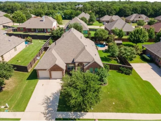 1104 Killian Dr, Mansfield, TX 76063 - aerial perspective of suburban area