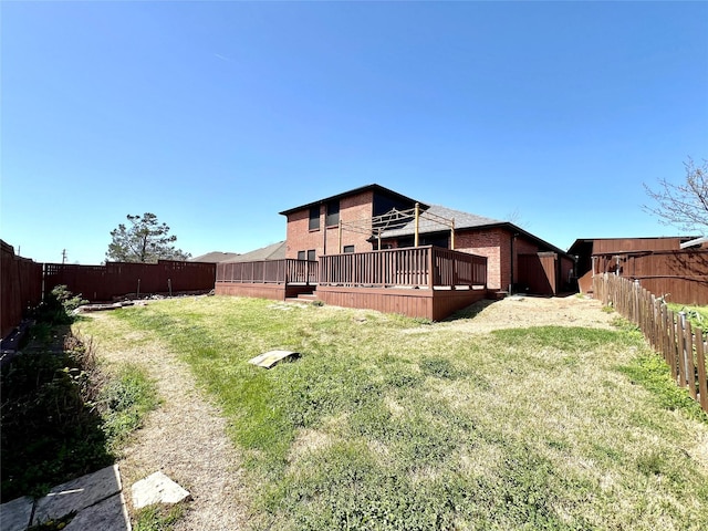 608 Marbury Way, Wylie, TX 75098 - view of yard featuring a deck