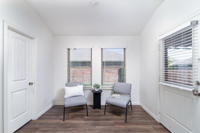 1215 Chapel Hill Dr, Anna, TX 75409 - living area featuring dark wood finished floors and baseboards