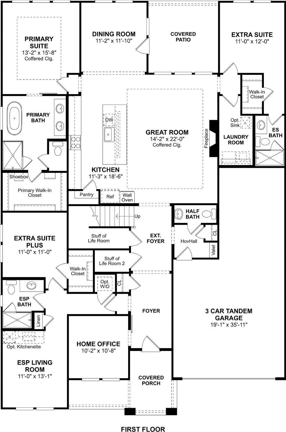 5660 Taylor Trl, Arlington, TX 76017 - floor plan / room layout