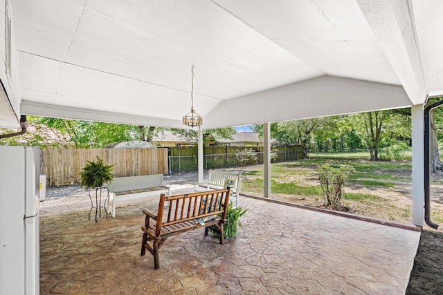 613 Locust St S, Sulphur Springs, TX 75482 - fenced backyard with a patio area