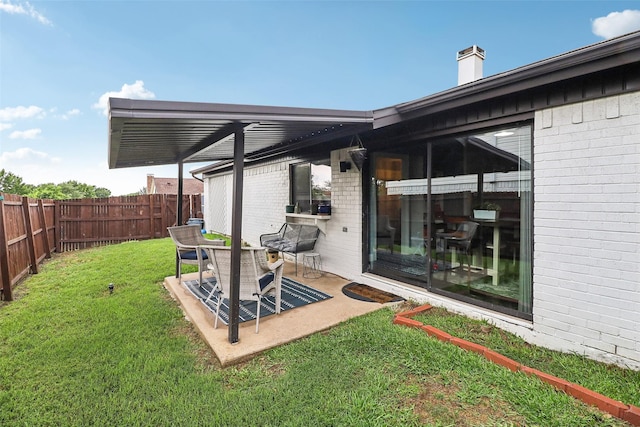 3713 Fairfield Dr, Carrollton, TX 75007 - view of yard with a patio area