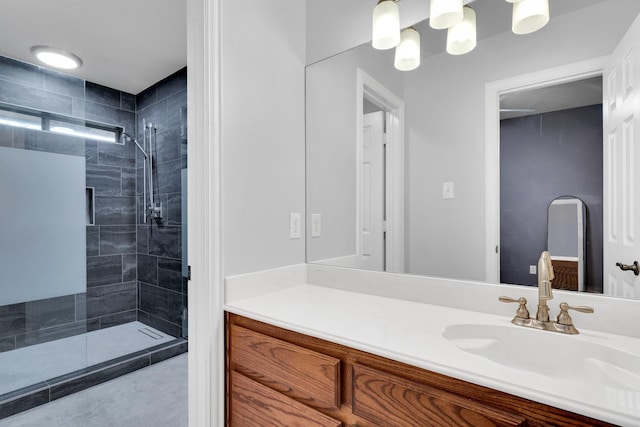 5 Remington Ct, Red Oak, TX 75154 - bathroom featuring a stall shower and vanity