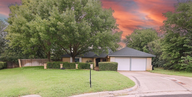 6604 Ems Ct, Fort Worth, TX 76487 - view of front of house with an attached garage, driveway, and roof with shingles