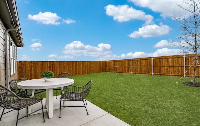 2402 Carlow Ln, Lowry Crossing, TX 75407 - view of yard with a patio area