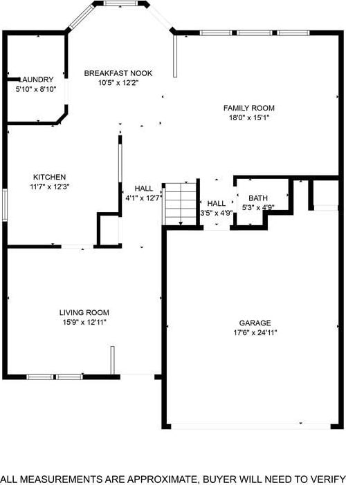6608 Costa Dr, Waco, TX 76712 - home floor plan