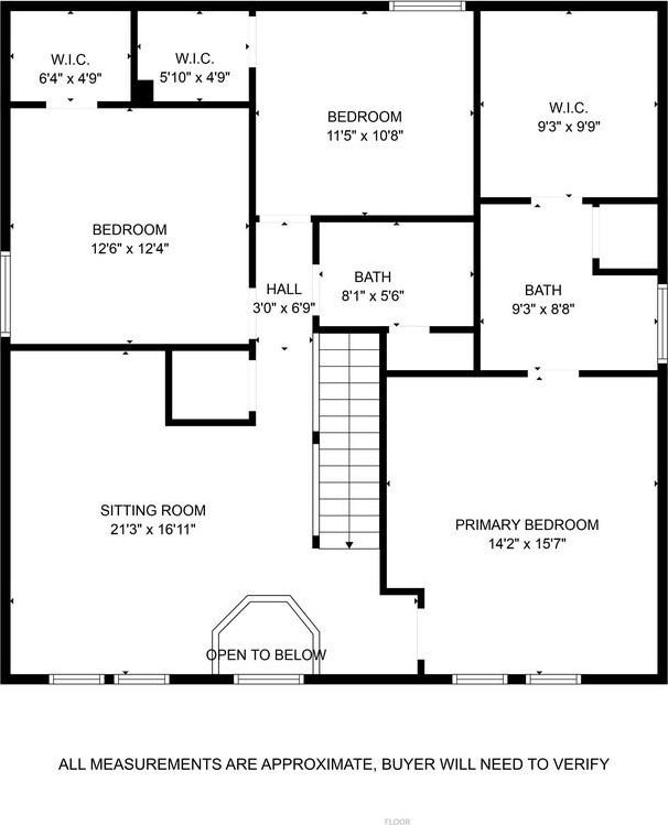 6608 Costa Dr, Waco, TX 76712 - home floor plan
