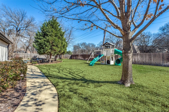 6032 Forest Ln, Fort Worth, TX 76112 - view of yard featuring a playground