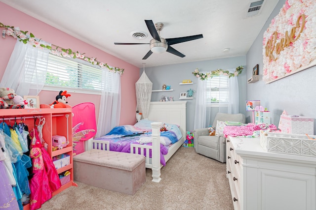 10 Estates Rd, Lucas, TX 75002 - bedroom with light colored carpet and ceiling fan