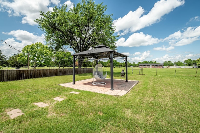 10 Estates Rd, Lucas, TX 75002 - view of yard featuring a gazebo and a patio