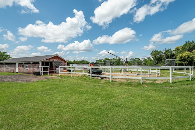 10 Estates Rd, Lucas, TX 75002 - view of yard with an exterior structure and an outdoor structure