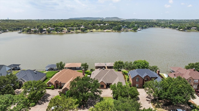 2318 River Rd, Granbury, TX 76048 - aerial view of residential area with a nearby body of water