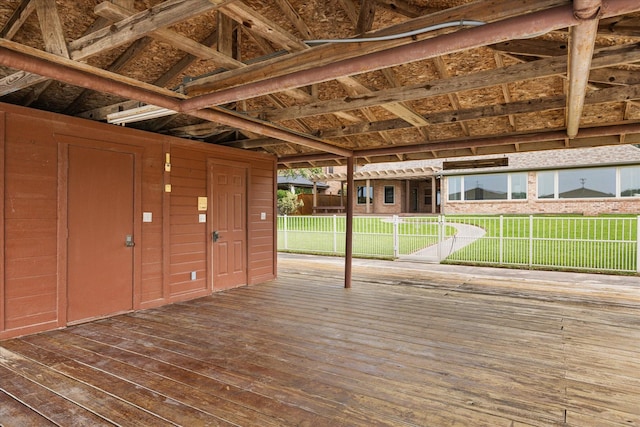 2318 River Rd, Granbury, TX 76048 - view of wooden terrace