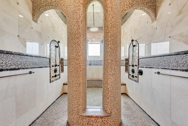 1751 Bison Meadow Ln, Heath, TX 75032 - hall with tile walls