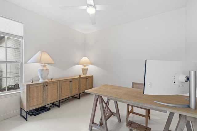 16012 Alvarado Dr, Prosper, TX 75078 - home office featuring ceiling fan