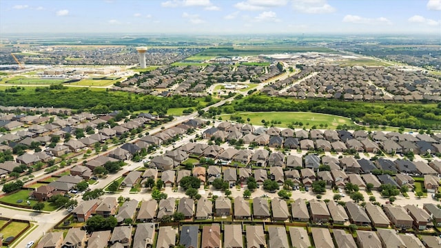 16012 Alvarado Dr, Prosper, TX 75078 - aerial view of property and surrounding area featuring nearby suburban area