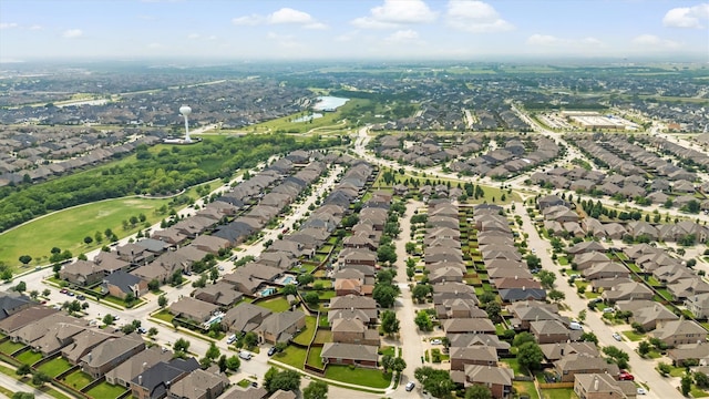 16012 Alvarado Dr, Prosper, TX 75078 - aerial overview of property's location with nearby suburban area