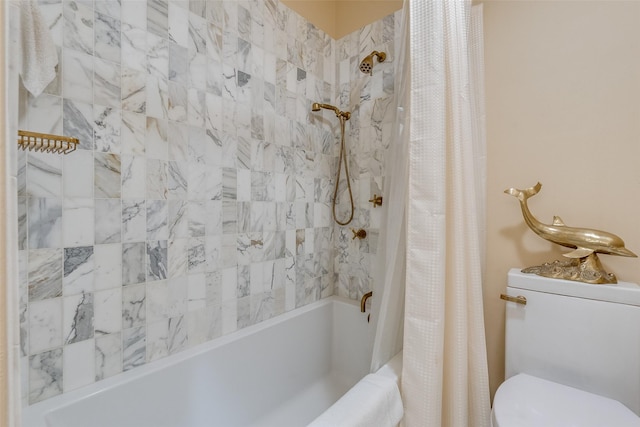 4306 Buena Vista St Unit 106F, Dallas, TX 75205 - full bathroom with shower / bath combo with shower curtain and toilet