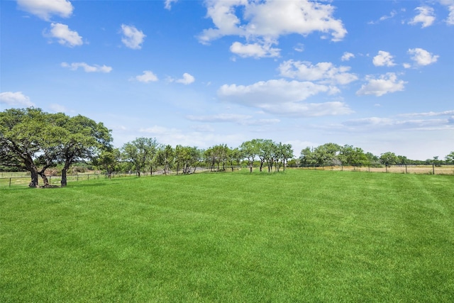 1308 Green Ridge Rd, Weatherford, TX 76085 - view of yard with a view of countryside