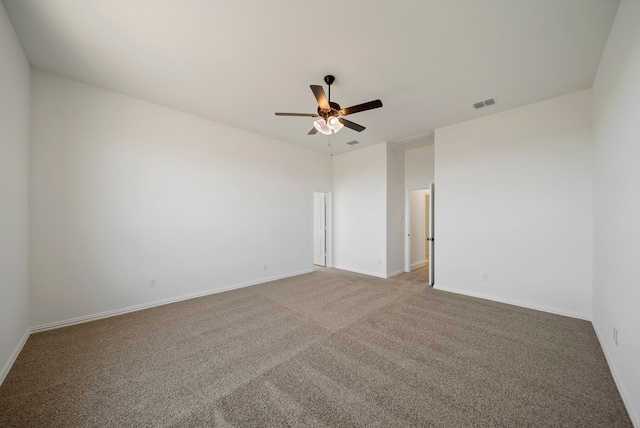 411 Solo Ridge Dr, Waxahachie, TX 75167 - carpeted spare room featuring a ceiling fan and baseboards